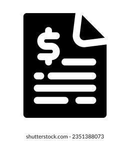 icono de contrato para tu sitio web, móvil, presentación y diseño de logotipo.