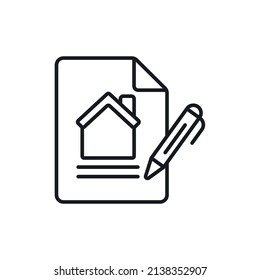 Contract icons  symbol vector elements for infographic web