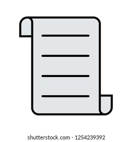 Contract line filled icon