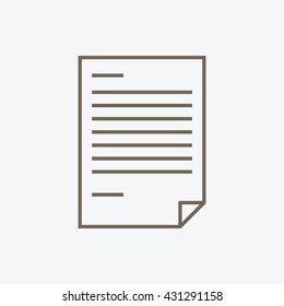 Contract Paper Icon