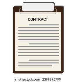 Contract papers. Document. signed paper deal contract icon. contract idea concept.