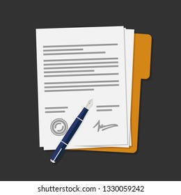 Contract papers or documents