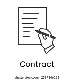 Contract – Signed Document Representing Legal and Business Agreements