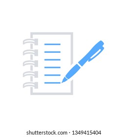 Contract signing document icon - Document sign vector