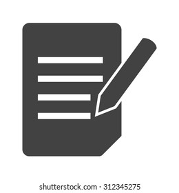 Contrato, assinatura, imagem vetorial ícone do documento. Também pode ser usado para casamento. Adequado para uso em aplicativos web, aplicativos móveis e mídia impressa.