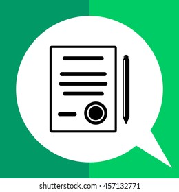 Contract Simple Icon