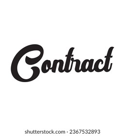 contract text on white background.