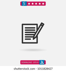 contract vector icon