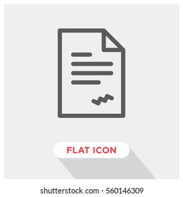 contract vector icon