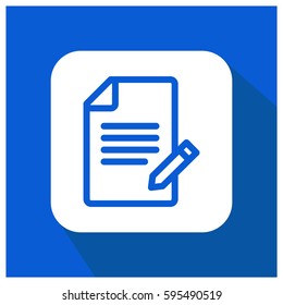 Contract vector icon