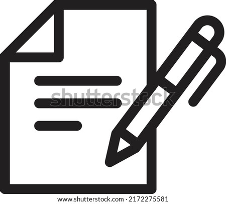 Contract vector icon, business agreement symbol. Modern, simple illustration for web site or mobile app