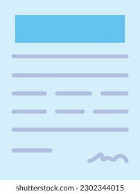 Contract vector icon. Can be used for printing, mobile and web applications.
