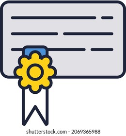 Vector de contrato. Icono de documento de papel. Forma de negociación de trabajo. Informe de acuerdo legal con sello. Documentación de alquiler. Papel financiero