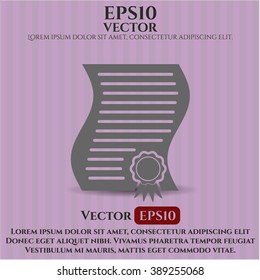 Contract vector symbol