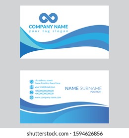 contraction business card design vector 