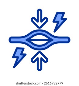 Contraction Icon Element For Design