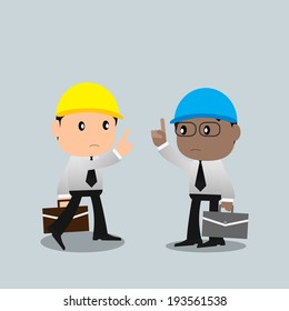 Contractor argue