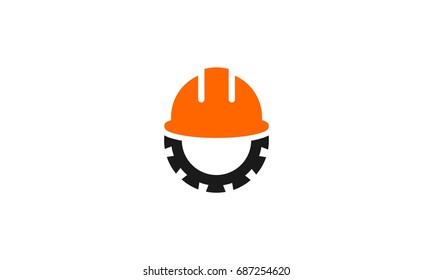 Construction Helmet Logo Design Minimal Logo Stock Vector (Royalty Free ...