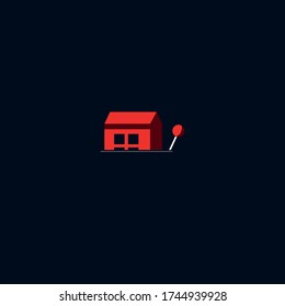  contractor logo lever image, and the house inside