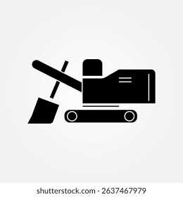 contraktor machine icon symbol illustration vector eps10 logo template