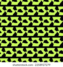 CONTRAST BLACK AND LIME COLORS SEAMLESS VECTOR PATTERN FOR BUSINESS, MANUFACTURY, FASHION, WEB, DESIGN OR PERSONAL USE