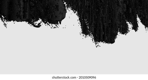Contrast black and white grunge texture background. Vector illustration
