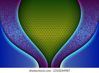 contrast blue corporate and green glossy abstract tech banner dynamic textured geometric element vector templates for presentations, advertising, layouts