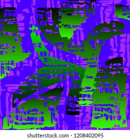 Contrast and color background. Vector illustration for poster or banner.Fragments of three-dimensional modules on an isolated background.