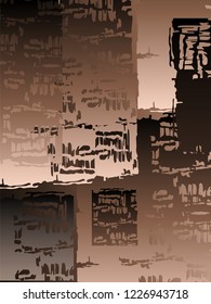 Contrast and color background.Bright volumetric backdrop creates a sense of contrast and volume. Vector.