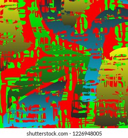 Contrast and color background.Bright volumetric backdrop creates a sense of contrast and volume. Vector.