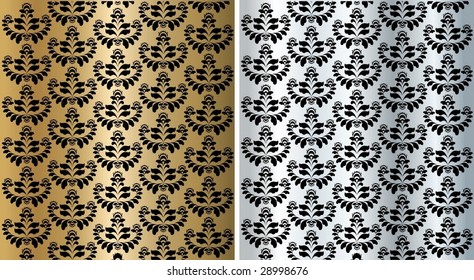 contrast damask texture vector