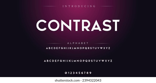 Contrast Elegant Font Uppercase Lowercase and Number. Classic Lettering Minimal Fashion Designs. Typography modern serif fonts regular decorative vintage concept. vector illustration