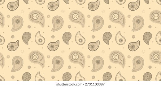 Contrast greeting by clothes boho. Victorian petal of paisley variation. Pattern festive in tranquility colors. Fashionable detailed, tile meadow.
