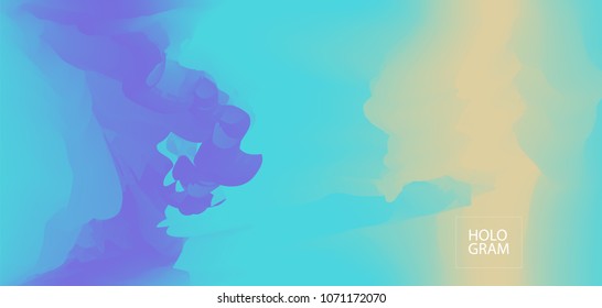 Contrast Holographic Vector Background. Horizontal Pastel Glam Iridescent Pattern. Vibrant Gradient Neon Chrome Wallpaper. Unfocused Pearl, Contrast Holographic Background, Bright Hipster Pattern