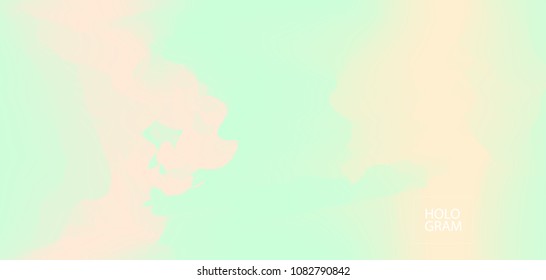 Contrast Holographic Vector Background. Horizontal Glam Colour Iridescent Texture. Abstract Gradient Neon Glitch Wallpaper. Unfocused Pearl, Contrast Holographic Background, Bright Hipster Pattern