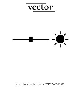 Contrast icon, brightness icon. adjust contrast icon flat illustration on white backgroun.eps