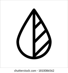 Icono de contraste, icono de brillo. ajustar el icono de contraste al fondo blanco
