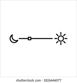 Contrast icon, brightness icon. adjust contrast icon on white background