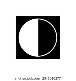 Contrast icon. brightness icon. Vector illustration. EPS 10.