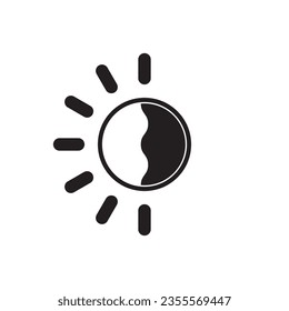 contrast icon vector template illustration logo design