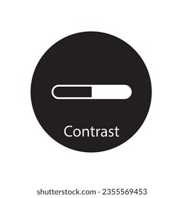 contrast icon vector template illustration logo design