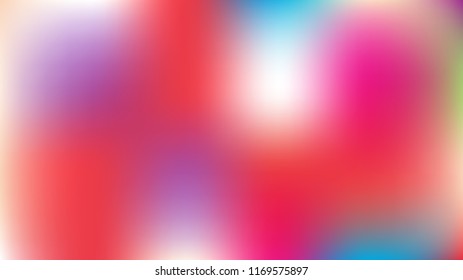 Contrast Mesh Vector Background, Hologram Gradient Overlay. Dreamy Pink, Purple, Turquoise Glamour Female Girlie Background. Rainbow Fairytale Flyer Iridescent Pearlescent Holographic Paper