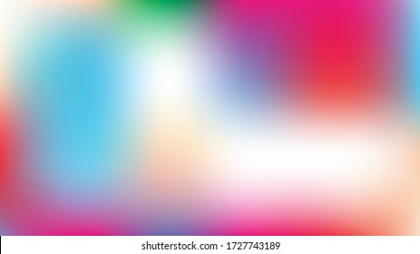 Contrast Mesh Vector Background, Hologram Gradient Overlay. Dreamy Pink, Purple, Turquoise Glitch Female Cute Girlie Background. Rainbow Fairytale Iridescent Pearlescent Holographic Cool Wallpaper