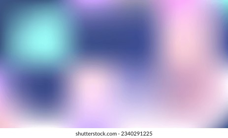 Contrast Mesh Vector Background, Hologram Gradient Overlay. Dreamy Pink, Purple, Turquoise Glitch Female Magic Girlie Background. Tech Rainbow Fairytale Iridescent Pearlescent Holographic Paper