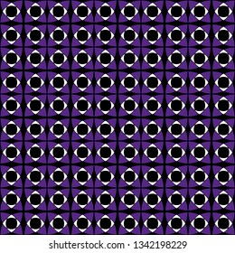 Contrast modern tile pattern, dark purple color. Geometric seamless vector pattern, contrasting bright colors. Endless texture, vector ornament.