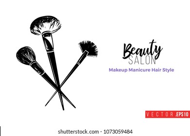 Makeup Brush Logo Images Stock Photos Vectors Shutterstock