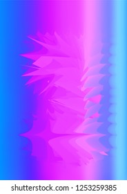 Contrast rainbow gradient colors A4 abstract 3d paper art illustration. Vector design layout for banners presentations, flyers, posters and invitations.