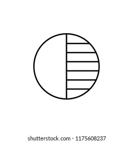 Contrast sign icon. Element of image sign for mobile concept and web apps illustration. Thin line icon for website design and development, app development. Premium icon