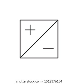 Contrast tool icon. One of simple collection icons for websites, web design, mobile app