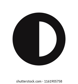 Contrast vector icon